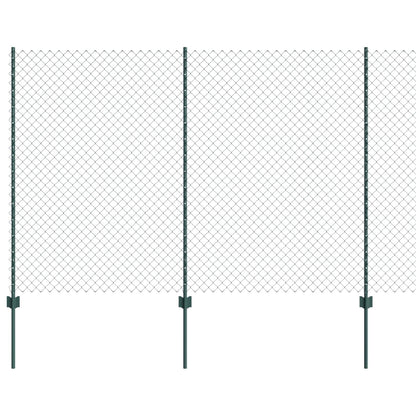 Fence with Post Green