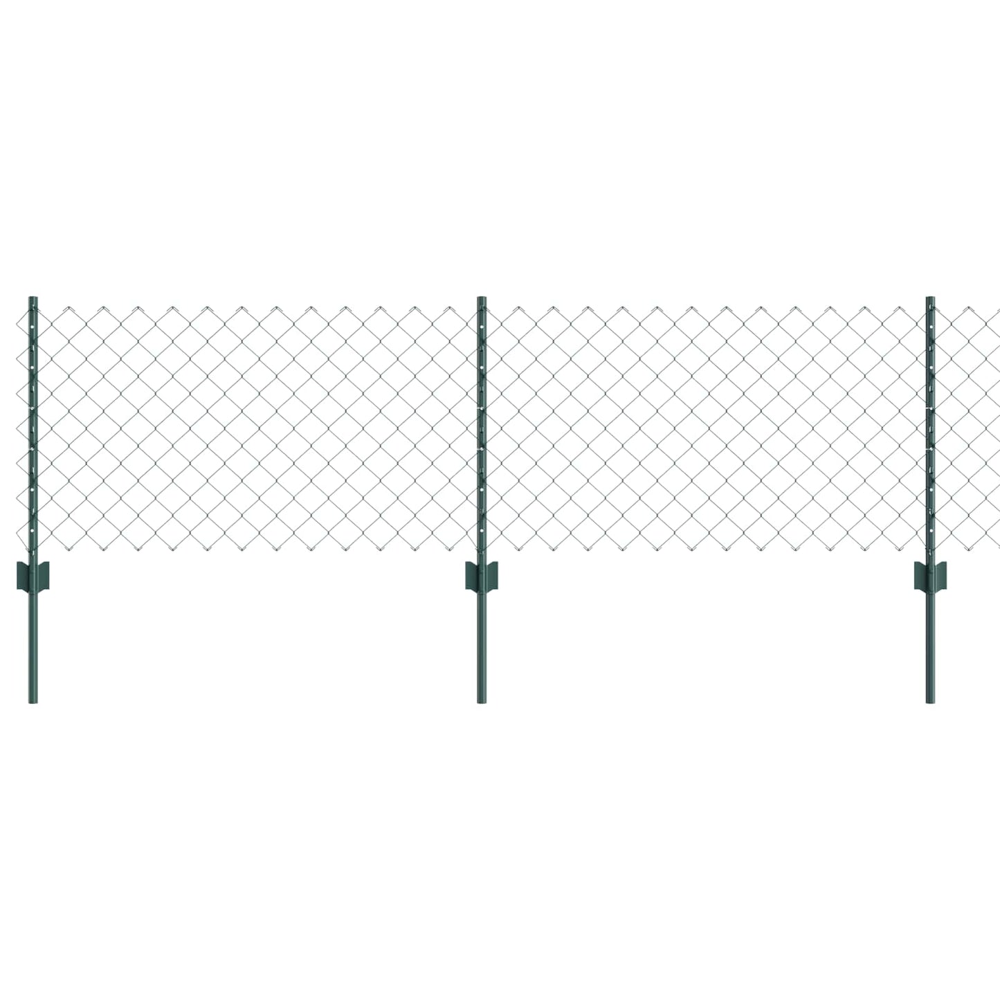 Fence with Post Green