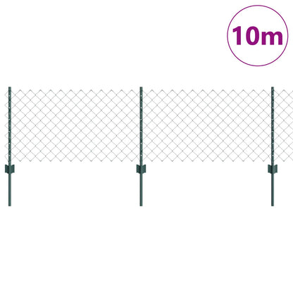 Fence with Post Green