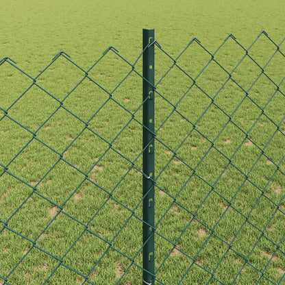 Fence with Post Green