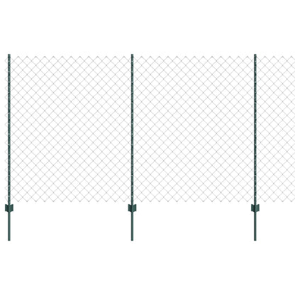 Fence with Post Green