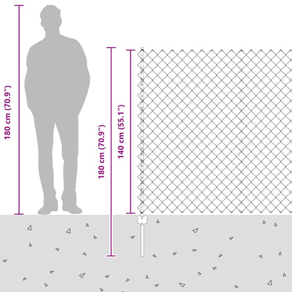 Fence with Post Green
