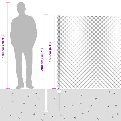 Fence with Post Green