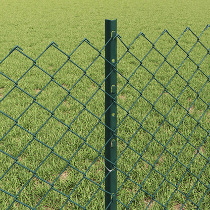 Fence with Post Green