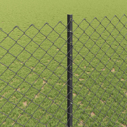 Fence with Post Grey