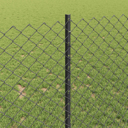 Fence with Post Grey