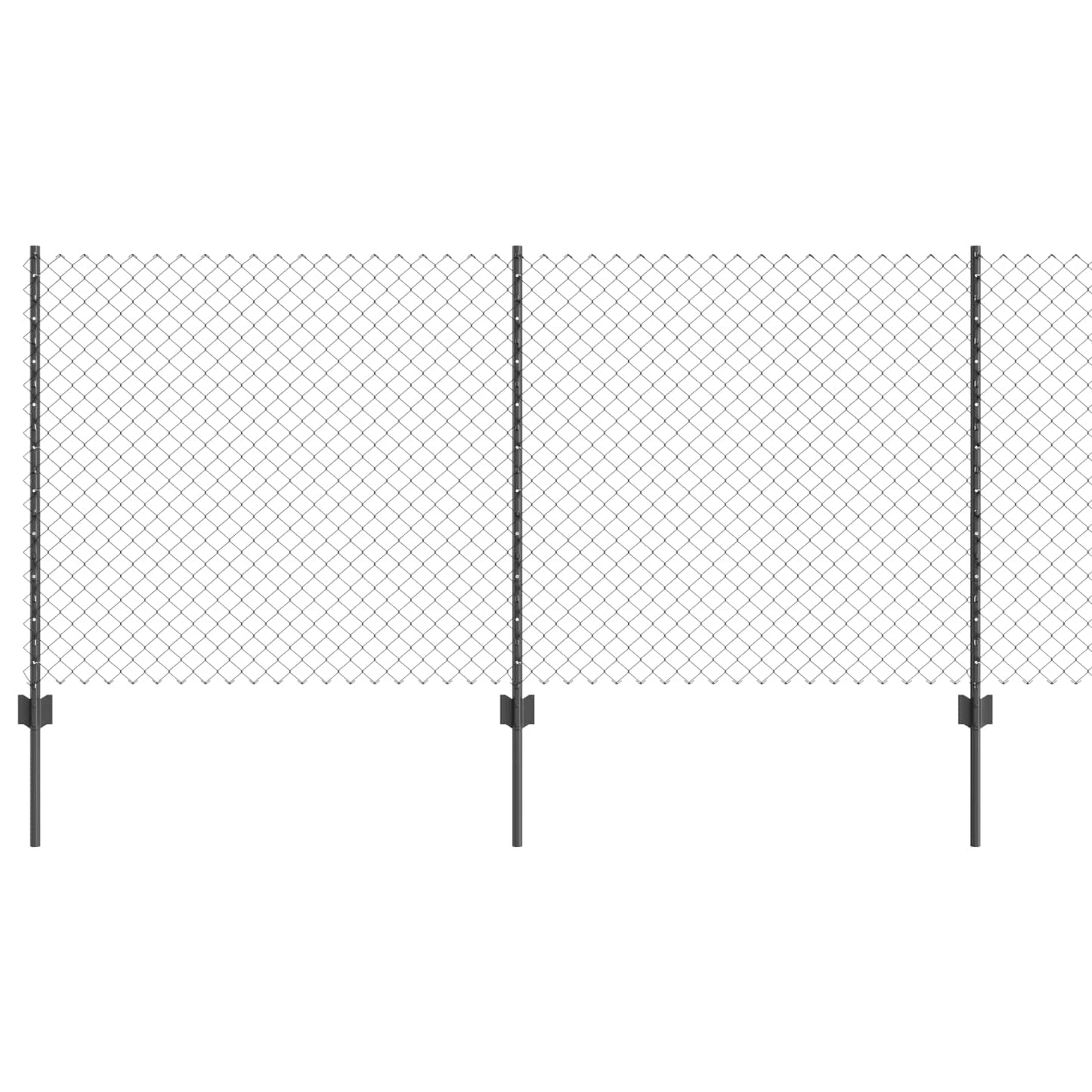 Fence with Post Grey