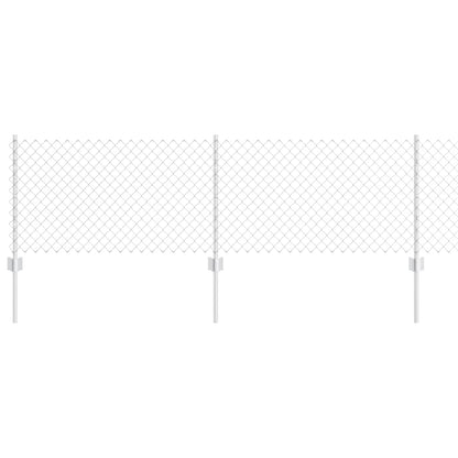 Fence with Post Silver