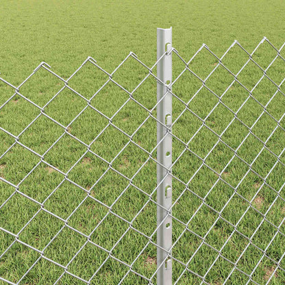 Fence with Post Silver