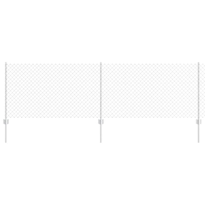 Fence with Post Silver