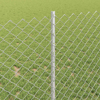 Fence with Post Silver