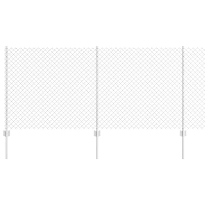 Fence with Post Silver