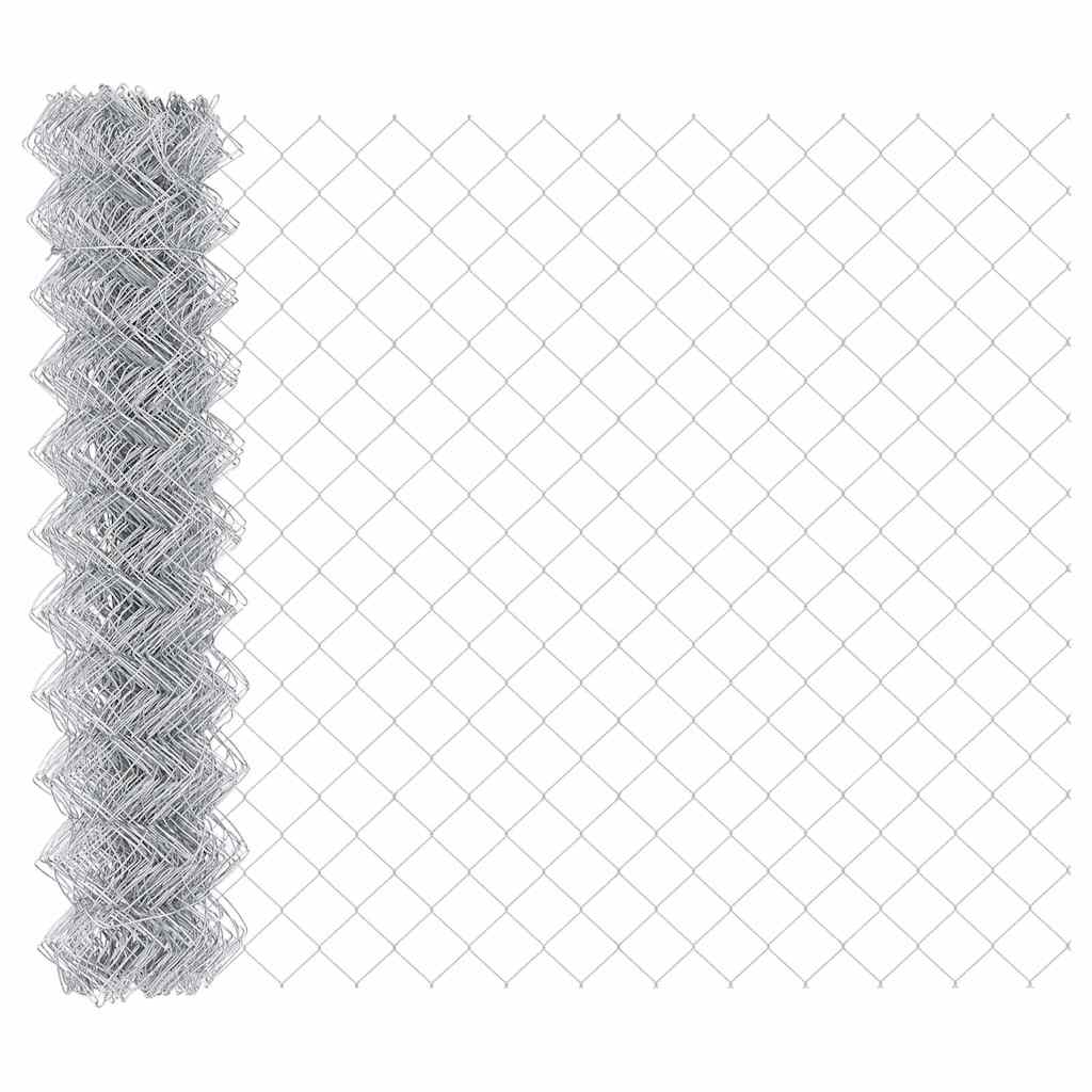 Fence with Post Silver