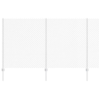 Fence with Post Silver