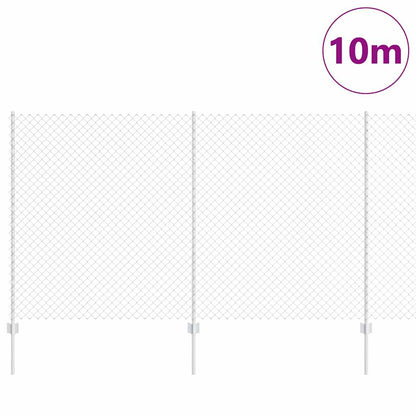 Fence with Post Silver