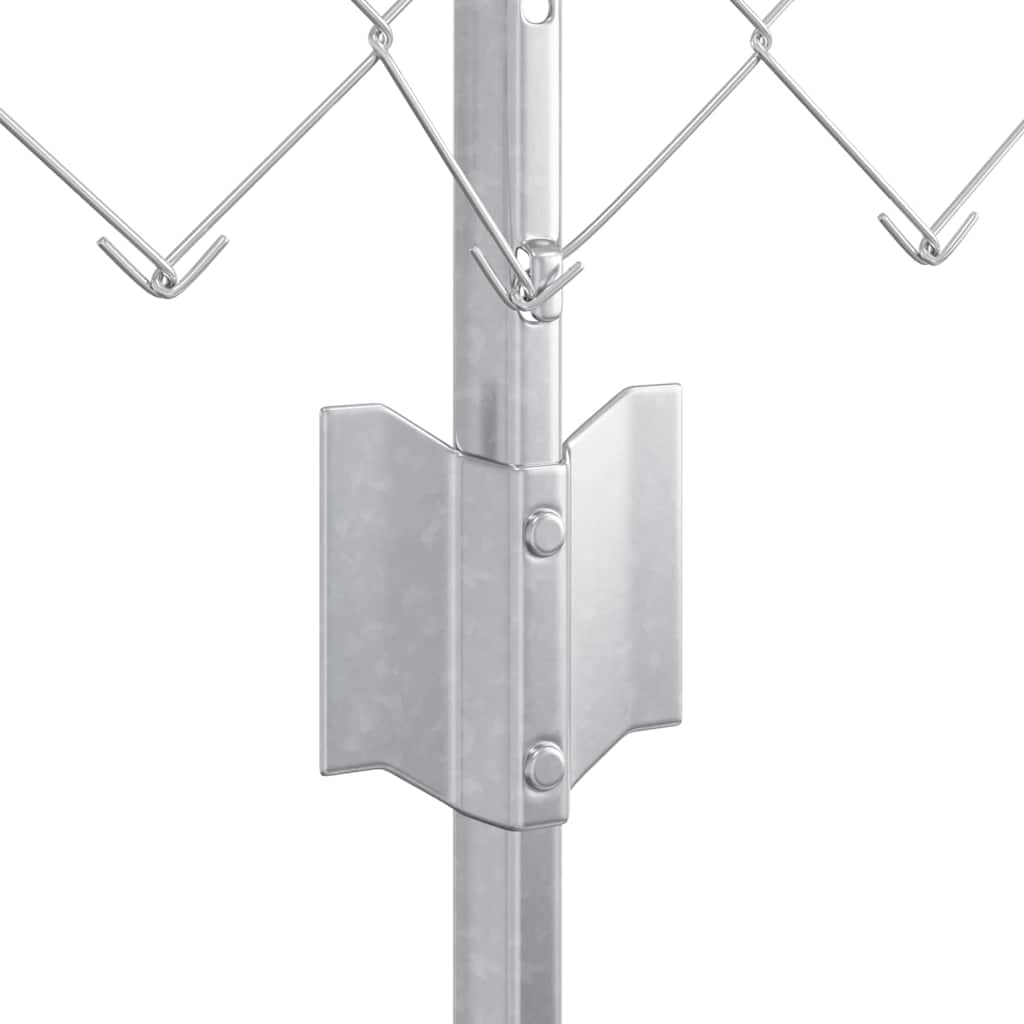 Fence with Post Silver