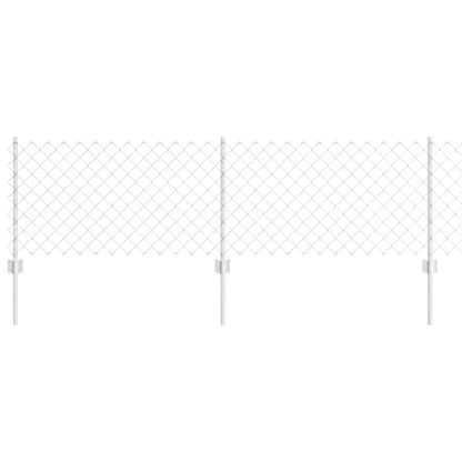 Fence with Post Silver