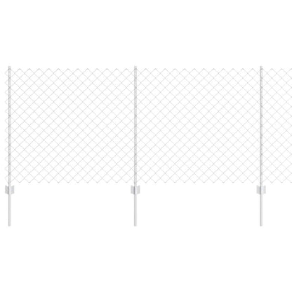 Fence with Post Silver