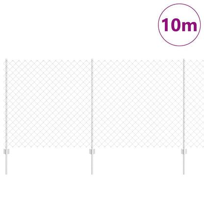 Fence with Post Silver