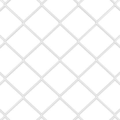 Fence with Post Silver 1.4 x 10 m Steel