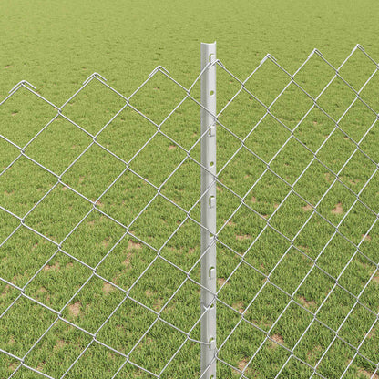 Fence with Post Silver