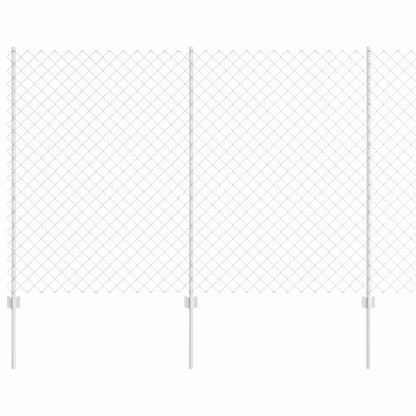 Fence with Post Silver