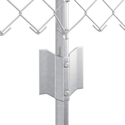 Fence with Post Silver