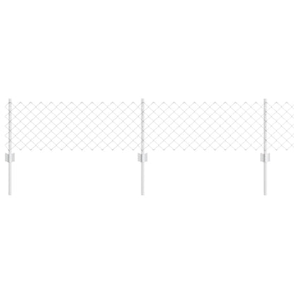 Fence with Post Silver