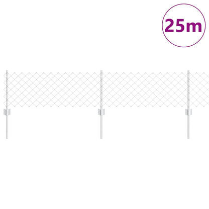 Fence with Post Silver