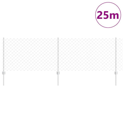 Fence with Post Silver