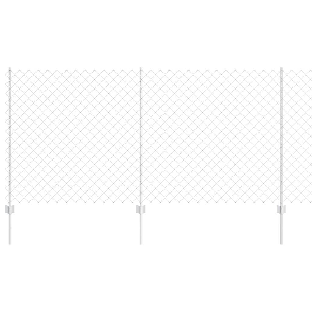 Fence with Post Silver
