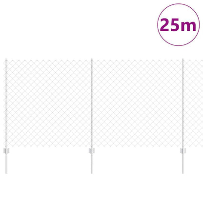 Fence with Post Silver