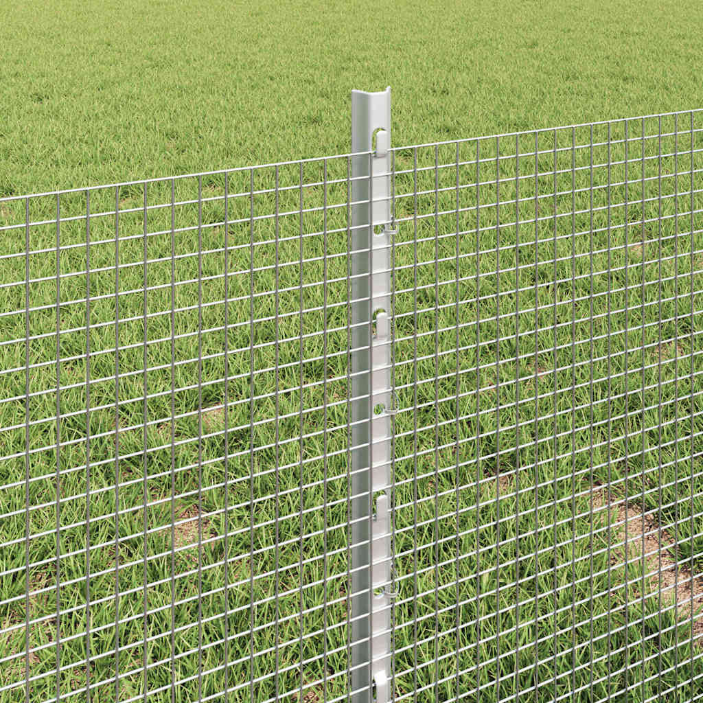 Fence with Post Silver