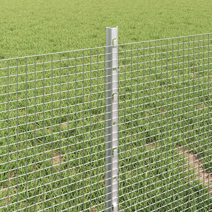 Fence with Post Silver