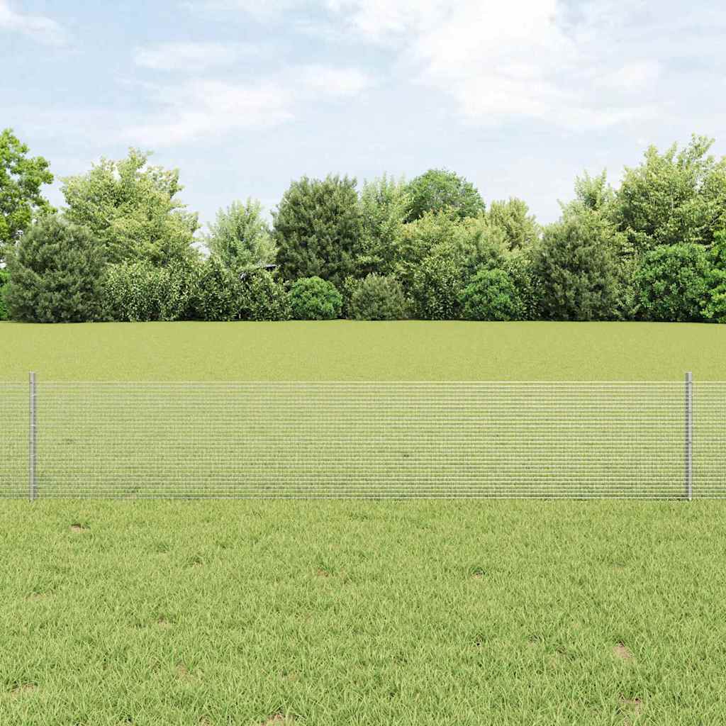 Fence with Post Silver