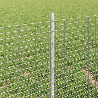 Fence with Post Silver