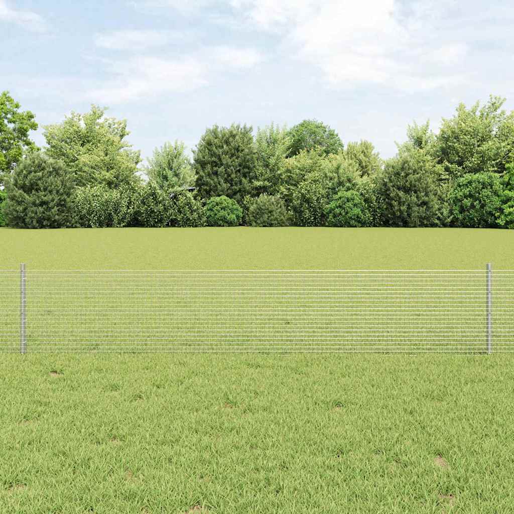 Fence with Post Silver