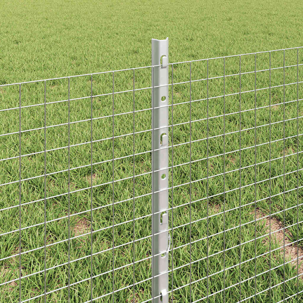 Fence with Post Silver