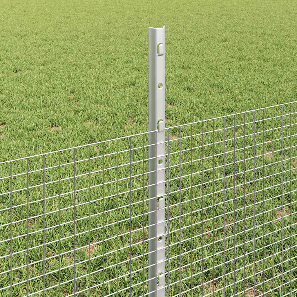 Fence with Post Silver