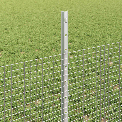 Fence with Post Silver
