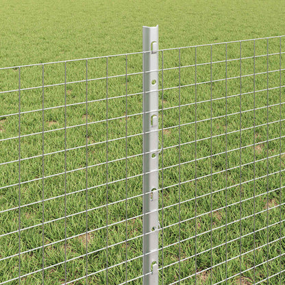 Fence with Post Silver