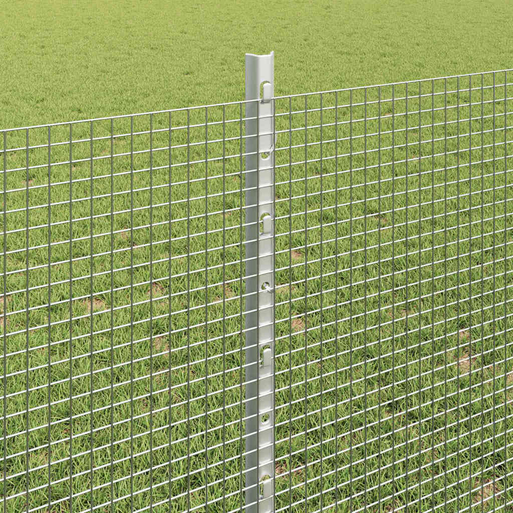 Fence with Post Silver