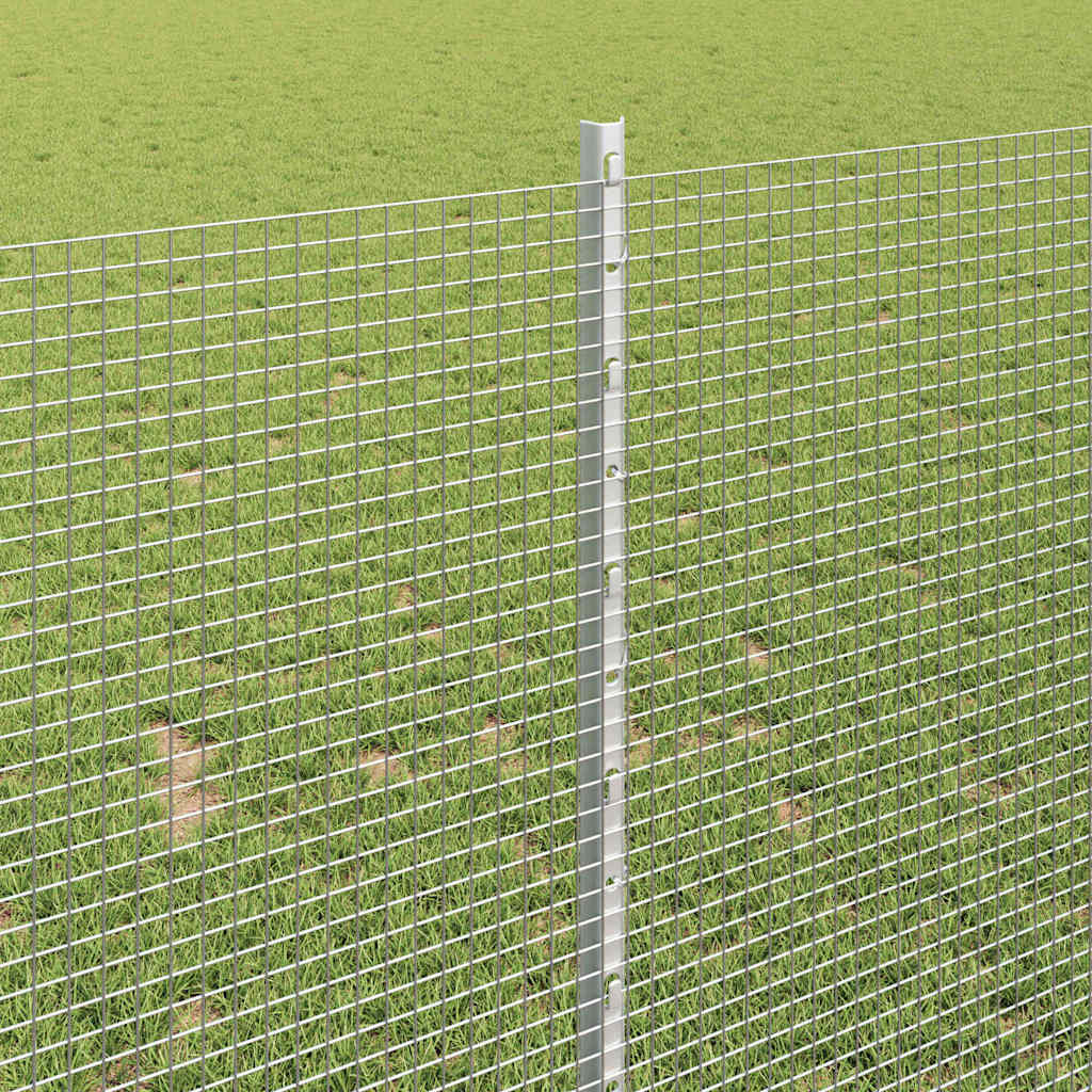 Fence with Post Silver