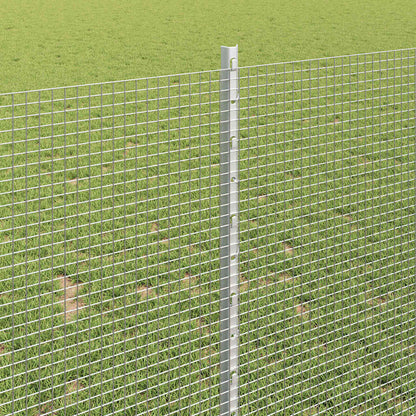Fence with Post Silver