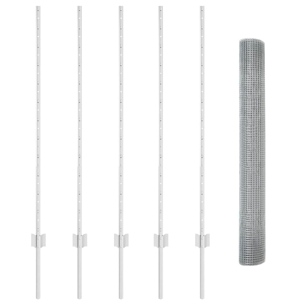 Welded Wire Fence with Post 10 x 1.2 m (W x H)