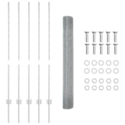 Welded Wire Fence with Post 10 x 1.2 m (W x H)