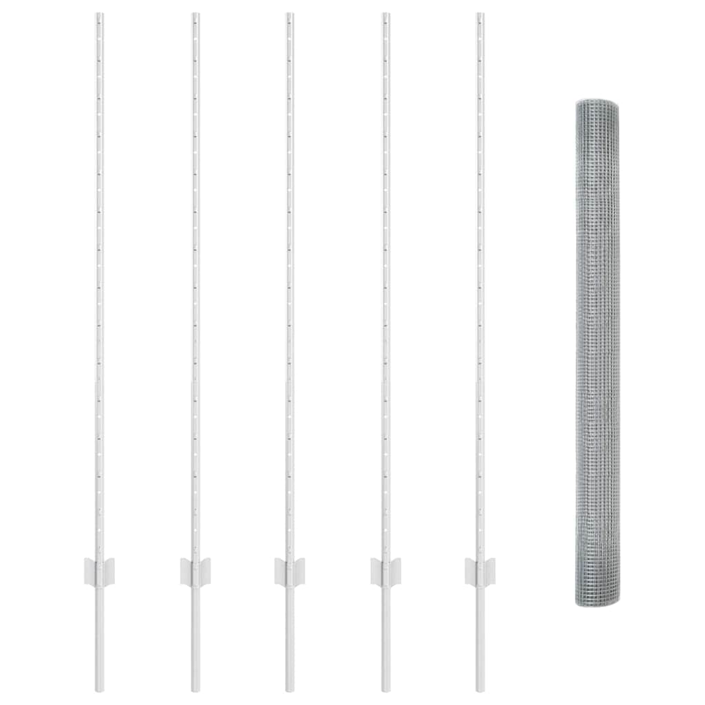 Welded Wire Fence with Post 10 x 1.4 m (W x H)