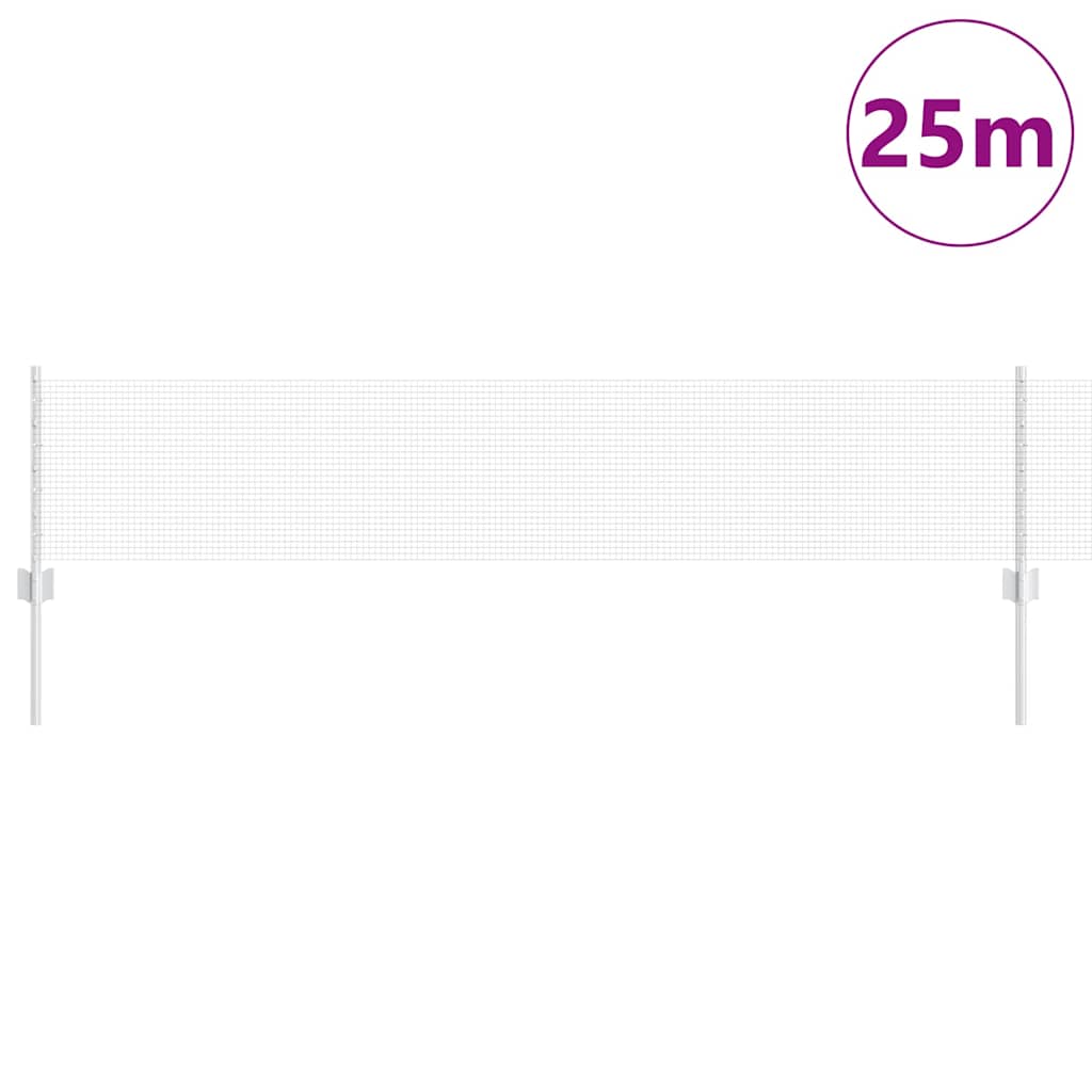 Welded Wire Fence with Post 25 x 0.4 m (W x H)