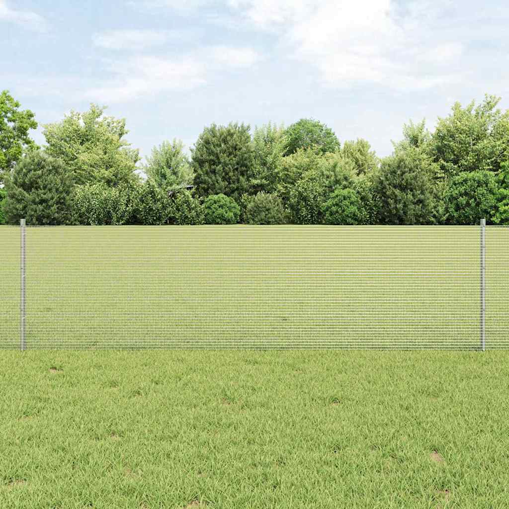 Welded Wire Fence with Post 25 x 0.6 m (W x H)