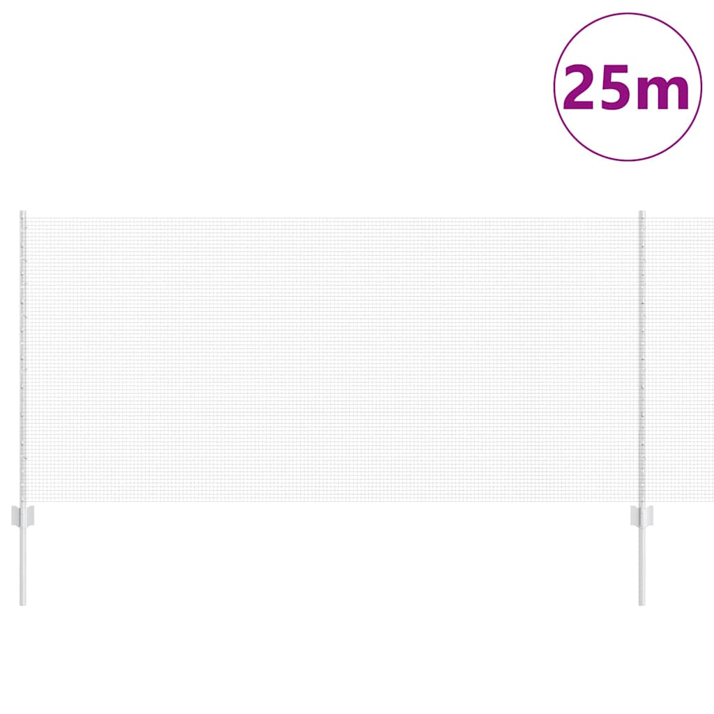 Welded Wire Fence with Post 25 x 1 m (W x H)